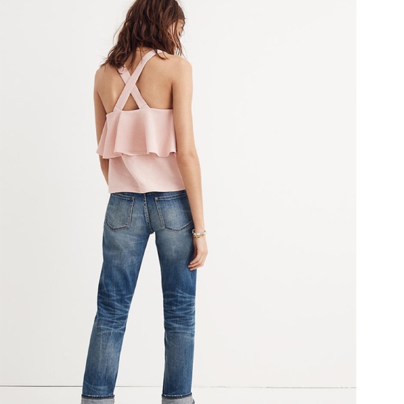 Madewell Texture & Thread Tiered Tank Top - Picture 2 of 5